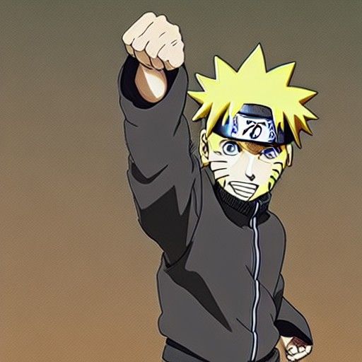 Dynamic AI Art of Naruto