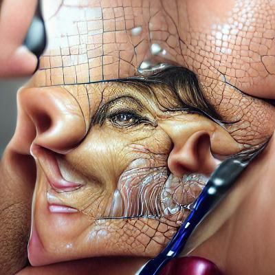 Hyperrealistic Portrait of a Beautiful Woman