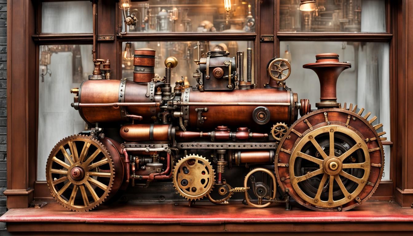 Steampunk machine