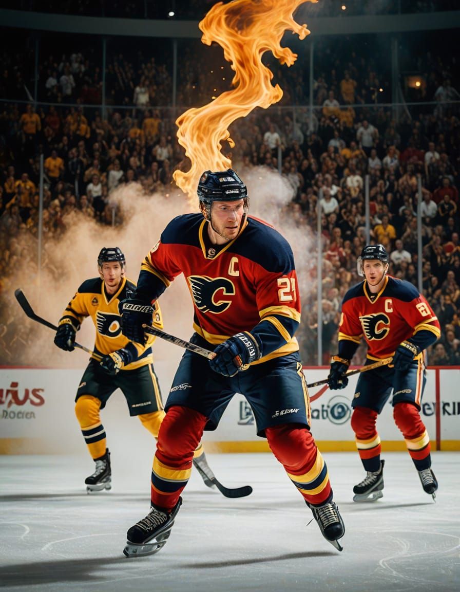 Hockey Legends Unleash Magic in a Grand Arena