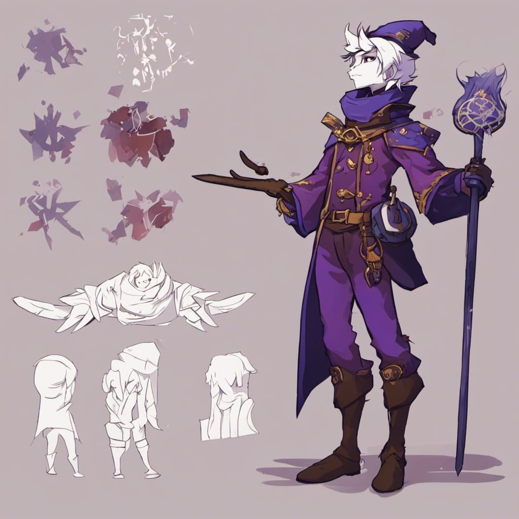 Spamton G Spamton as D&D Elf Bard