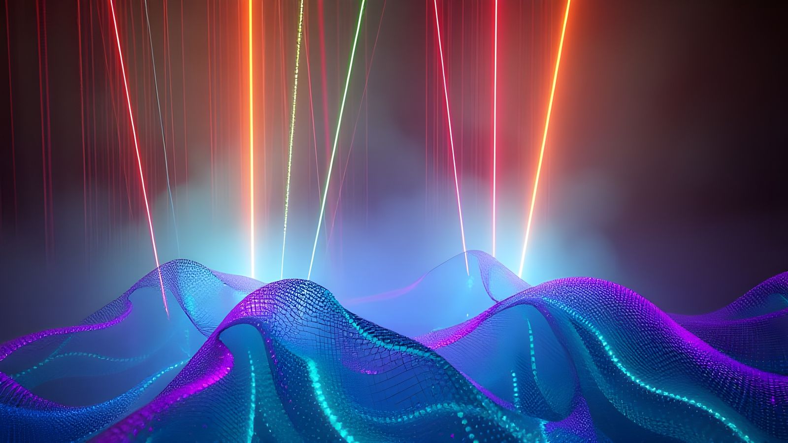 wire mesh with lasers