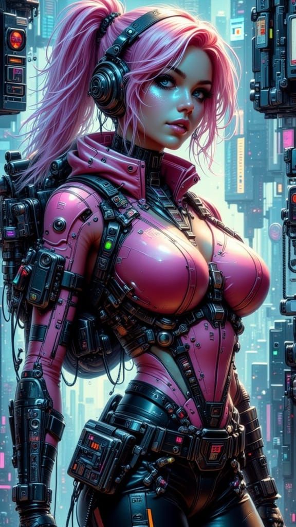 Cyberpunk Free For All With Armored Fairy Punk