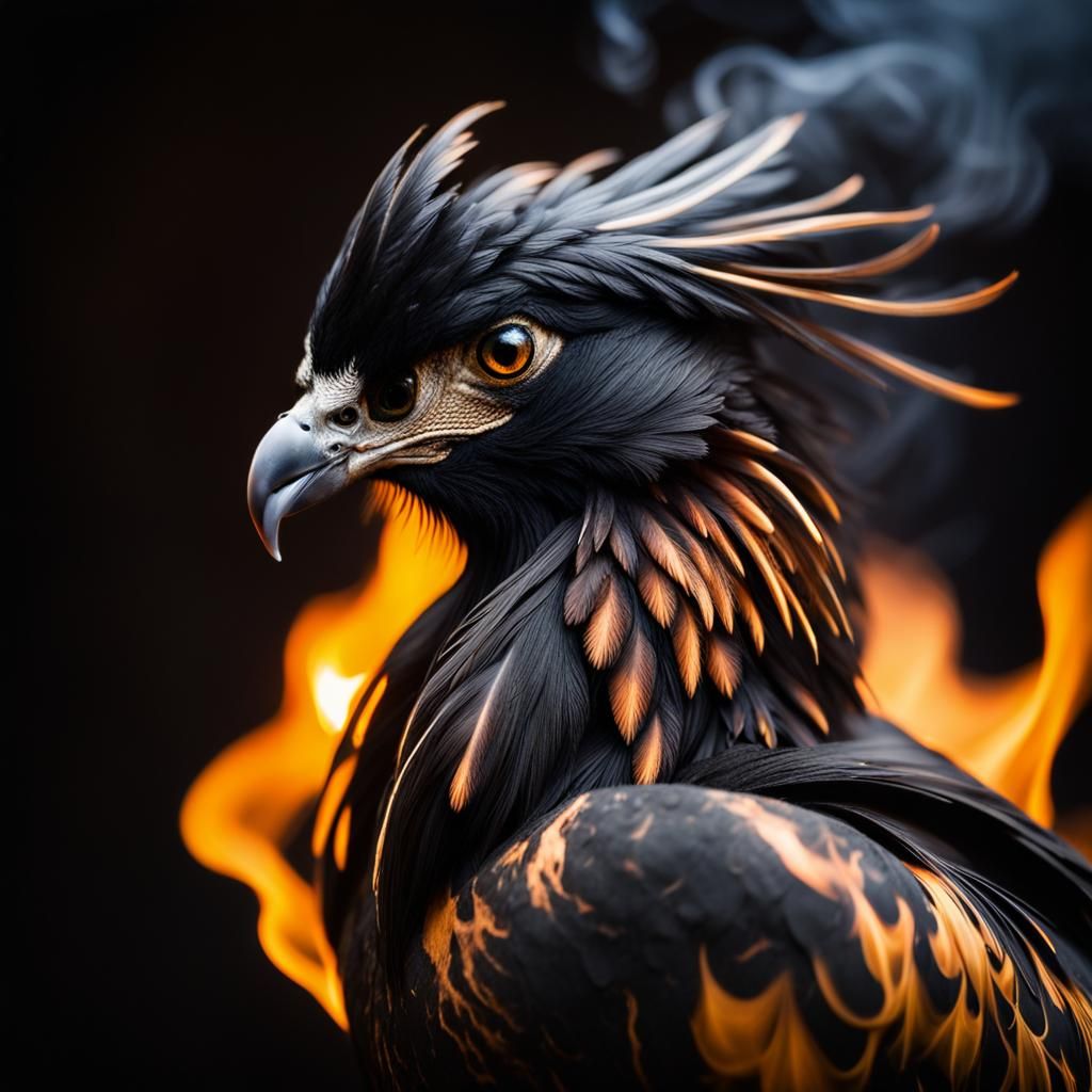 Fiery Phoenix Emerges from Black Hole