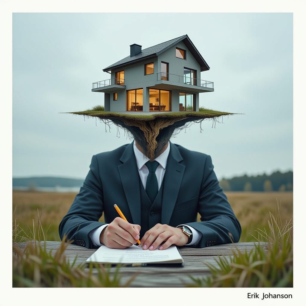 The Architect: A Surreal Photo Manipulation