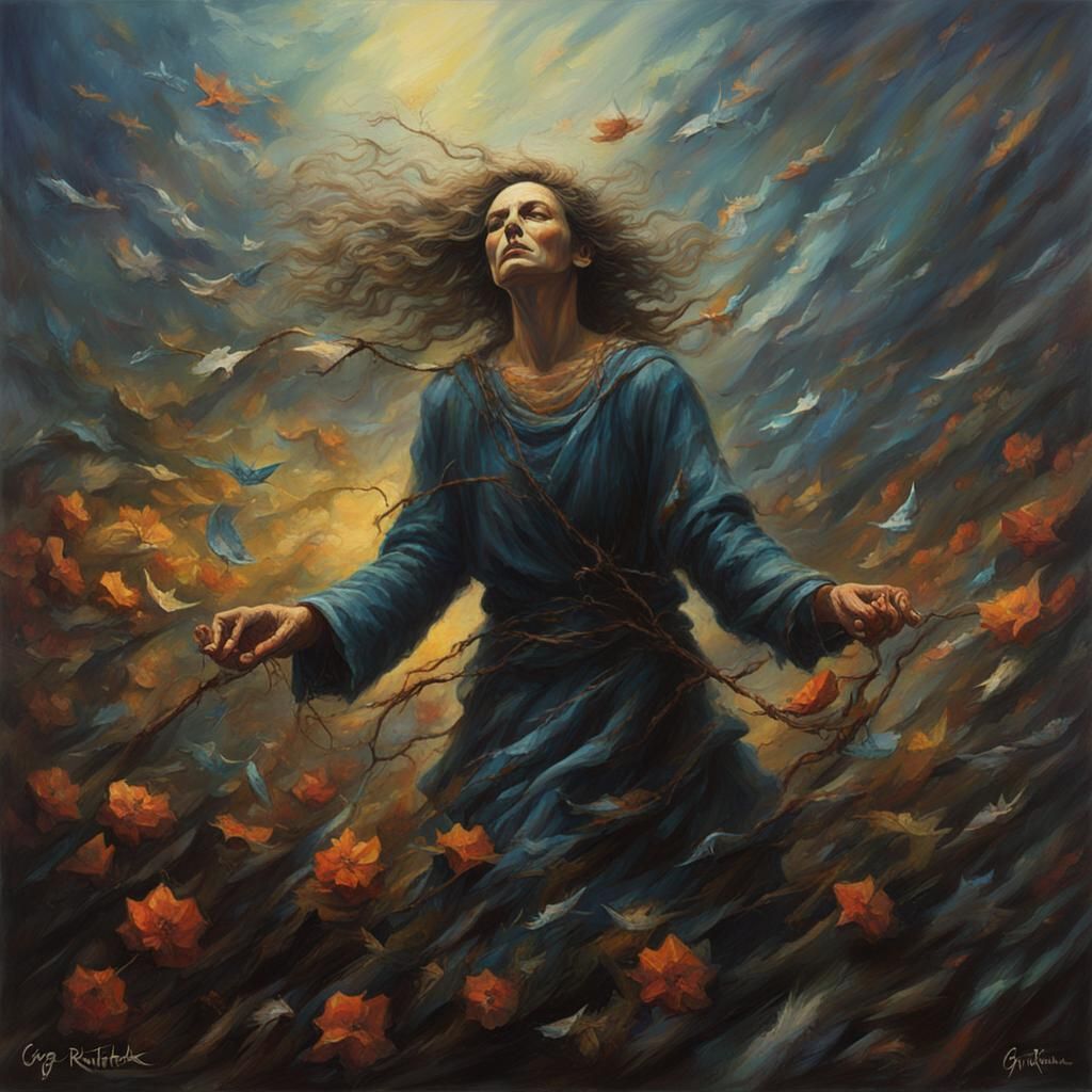 Sinister Image of a Woman's Pain