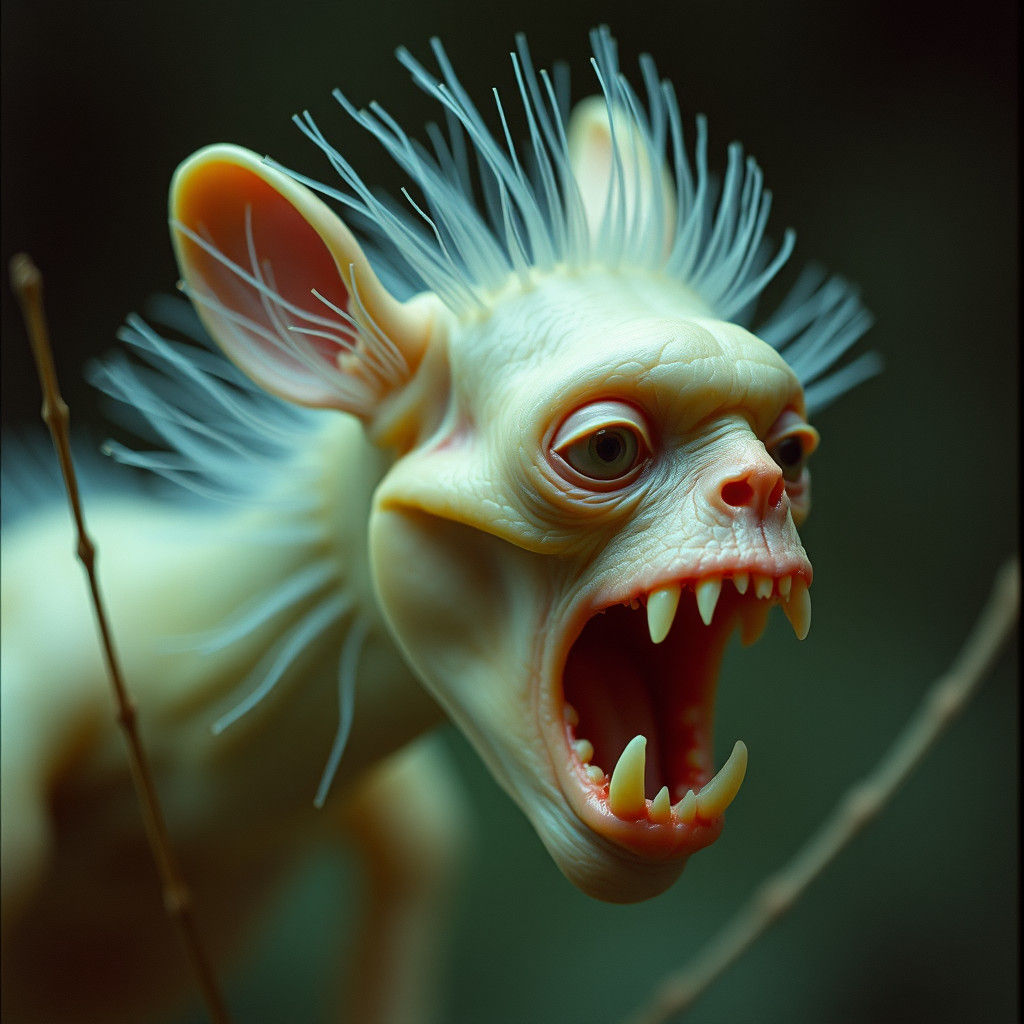 Detailed Macro Photograph of a Freak of Nature