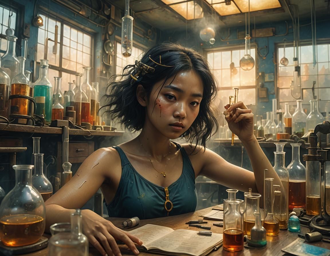 Classroom Experiment Gone Wrong: Fantasy Sci-Fi Art