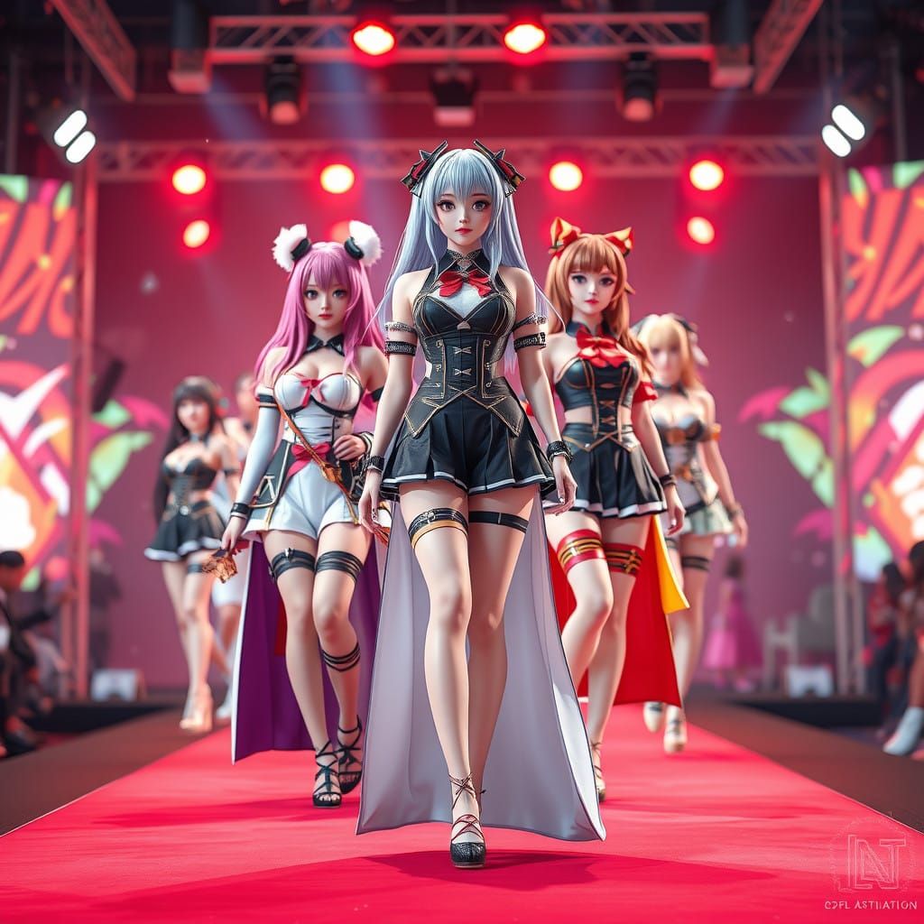Anime-Inspired Cosplay Queens Strut Down the Catwalk