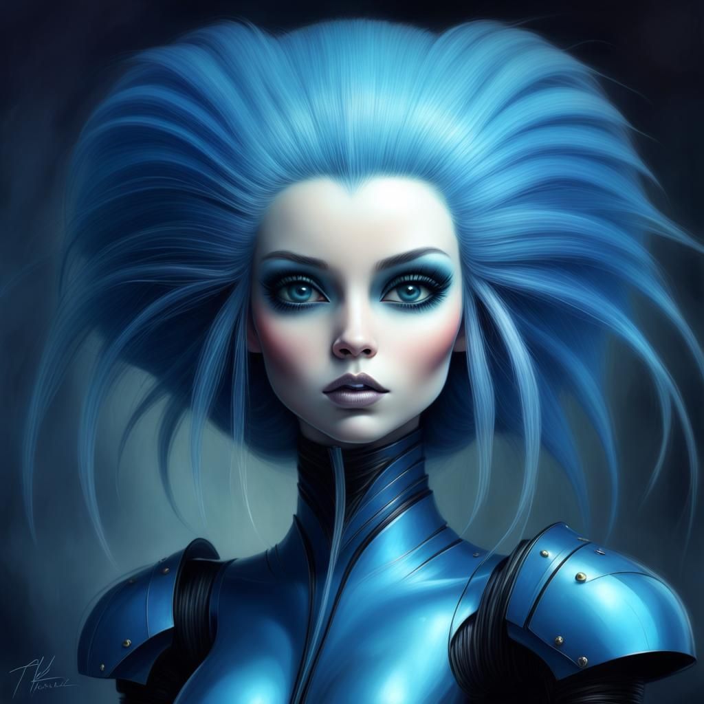 Sci-Fi Portrait in 8K Resolution