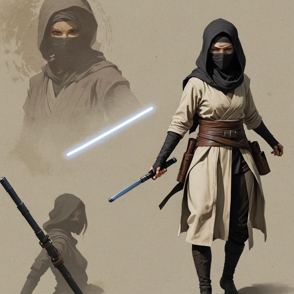 A female jedi ninja