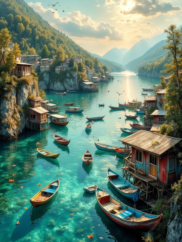 <lora:Cozy Pastel:1.0> <lora:Abstract Reality:1.0> <lora:Exquisite Flux:1.0> <lora:EtherealVisionsFlux:1.0> Aerial photo...