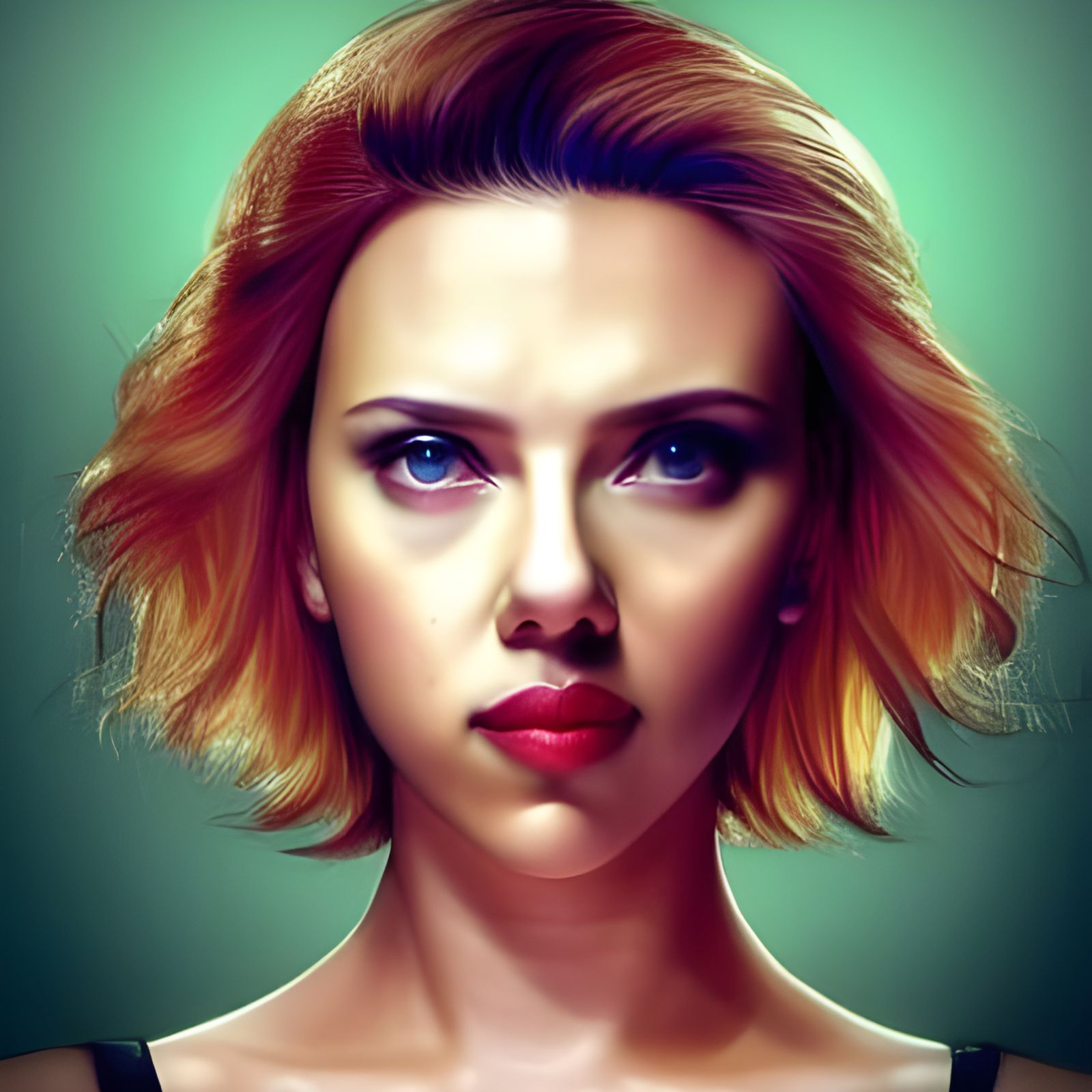 Photorealistic Portrait of a Fair-Skinned Woman