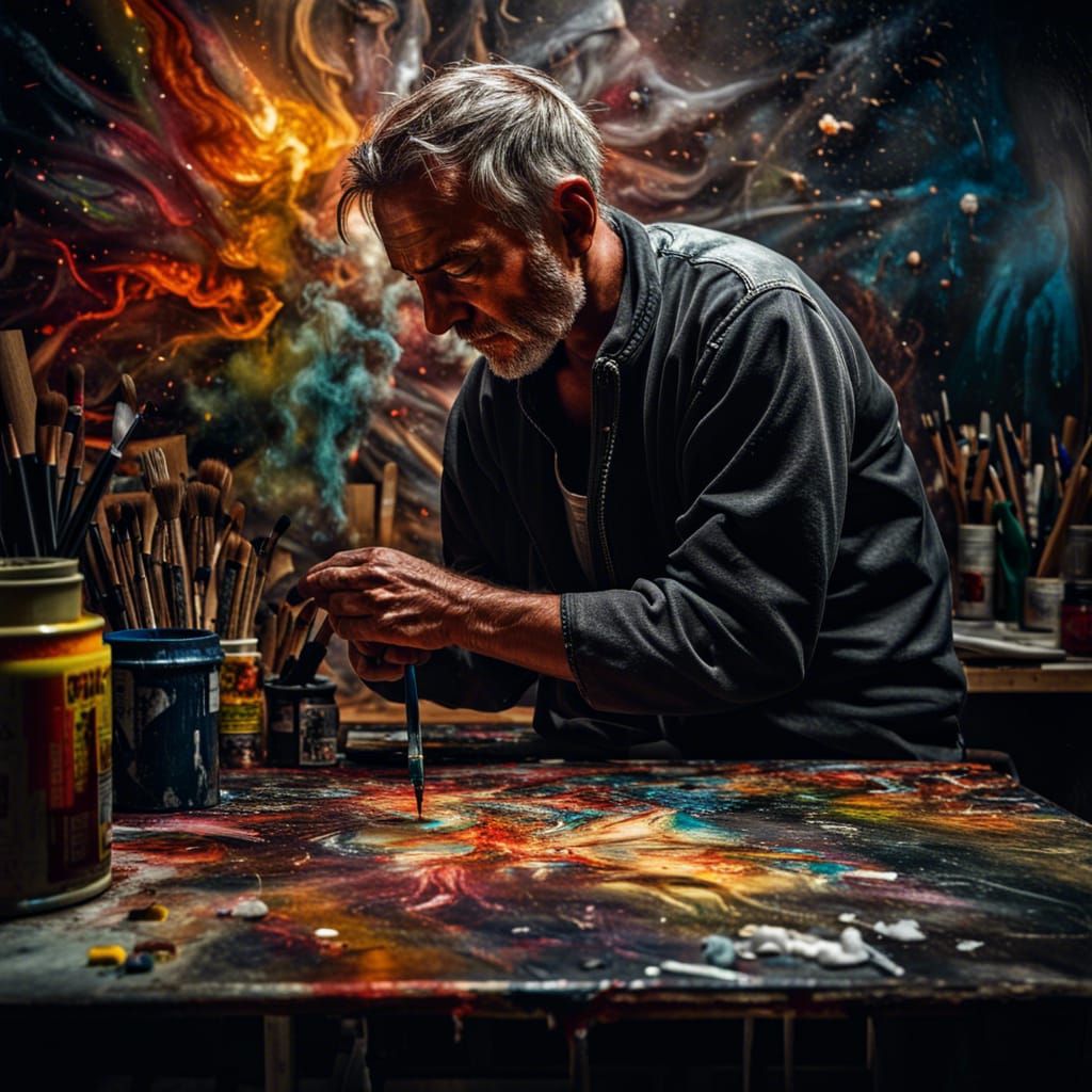 Painter's Studio: An Explosion of Imagination