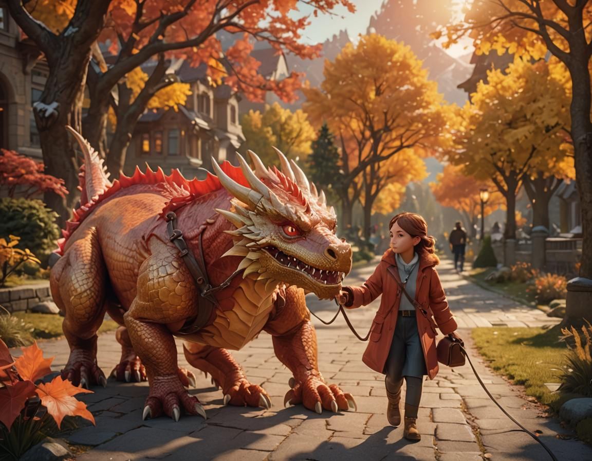 Girl Walks Dragon: 3D Game Graphics in Alps