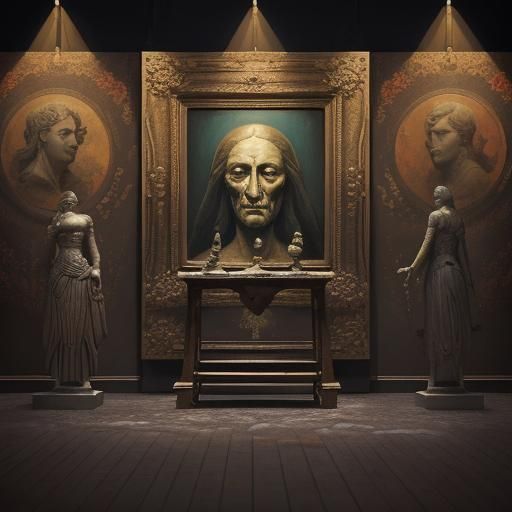 Surreal Heroes in Dreamlike Digital Painting