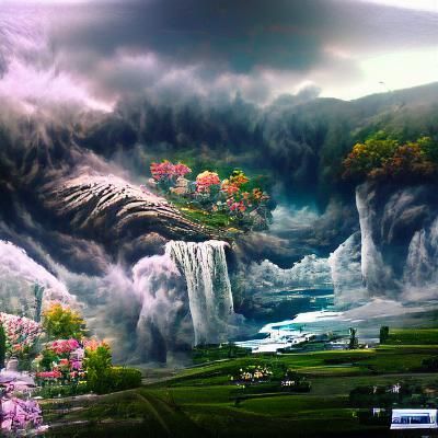 Epic Mother Nature Digital Matte Painting