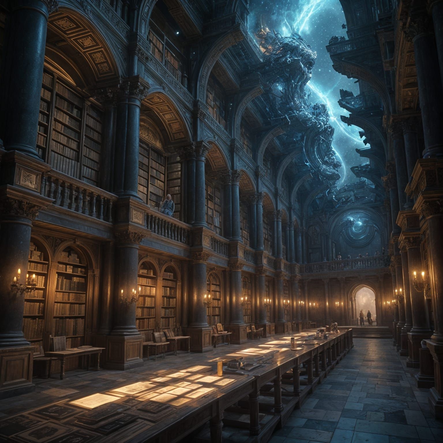 Cosmic Archive and Library of Magic