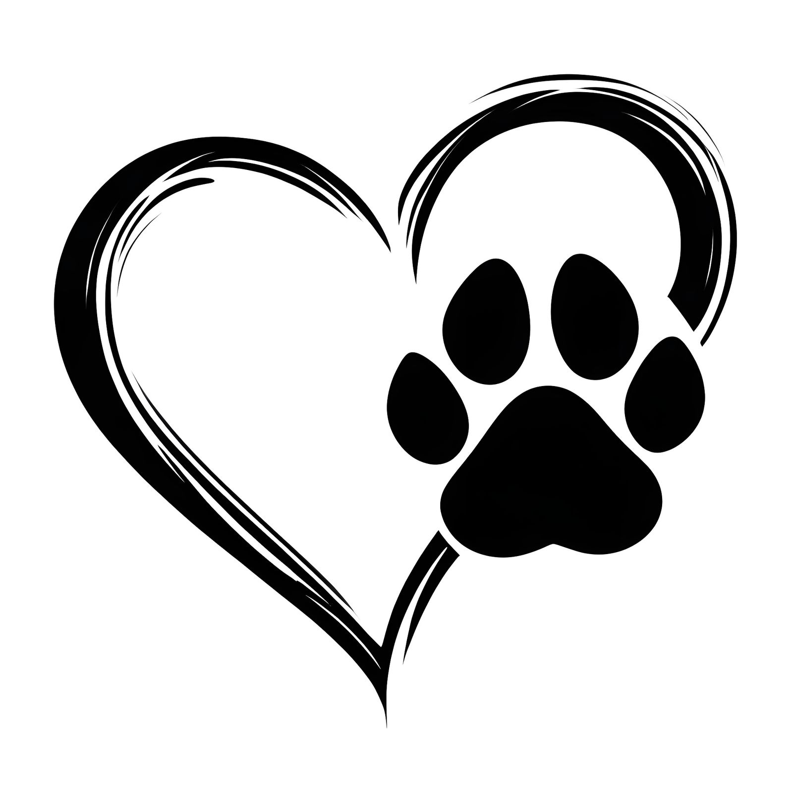 Line art of an Infinity symbol with a cat on one side and a ...