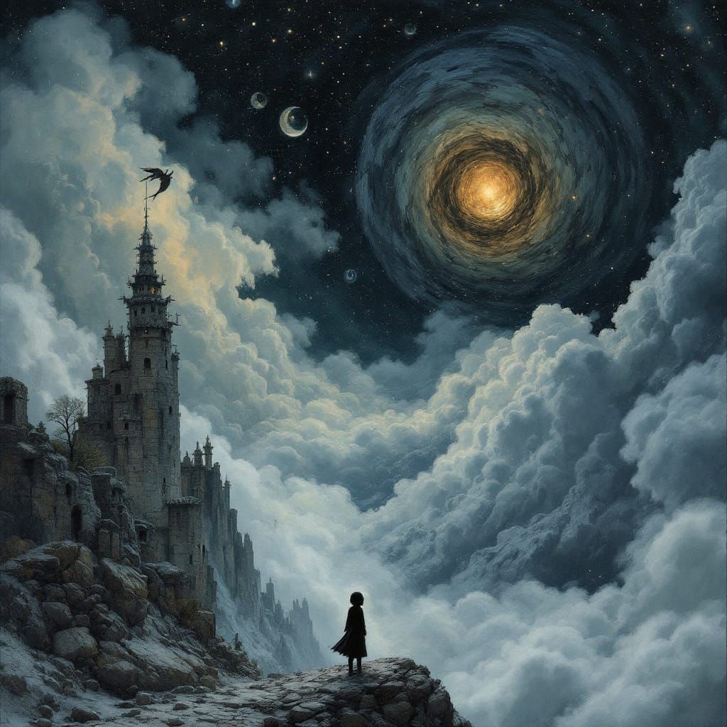 Fantasy Realm in Deep Shadow