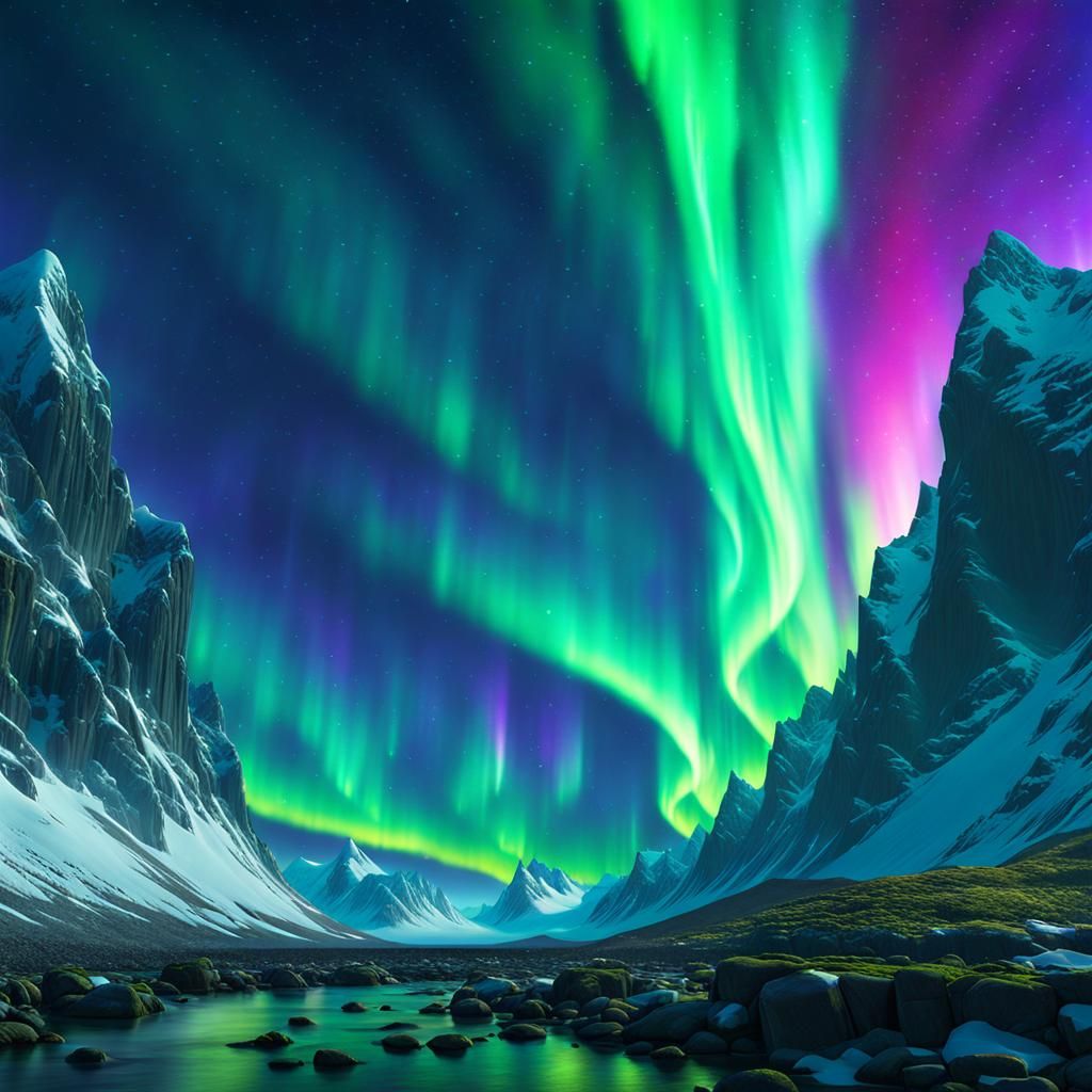 Angel of Northern Lights: Fantasy Concept Art