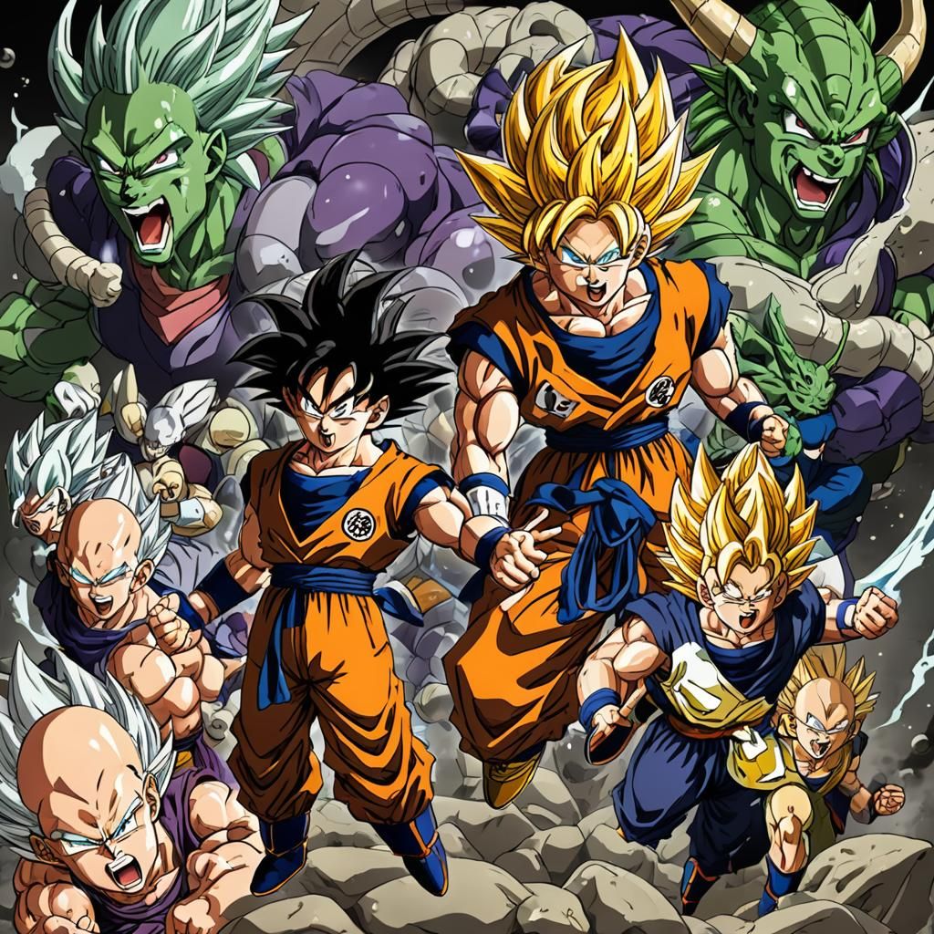 Dragon Ball Anime Key Visual Art
