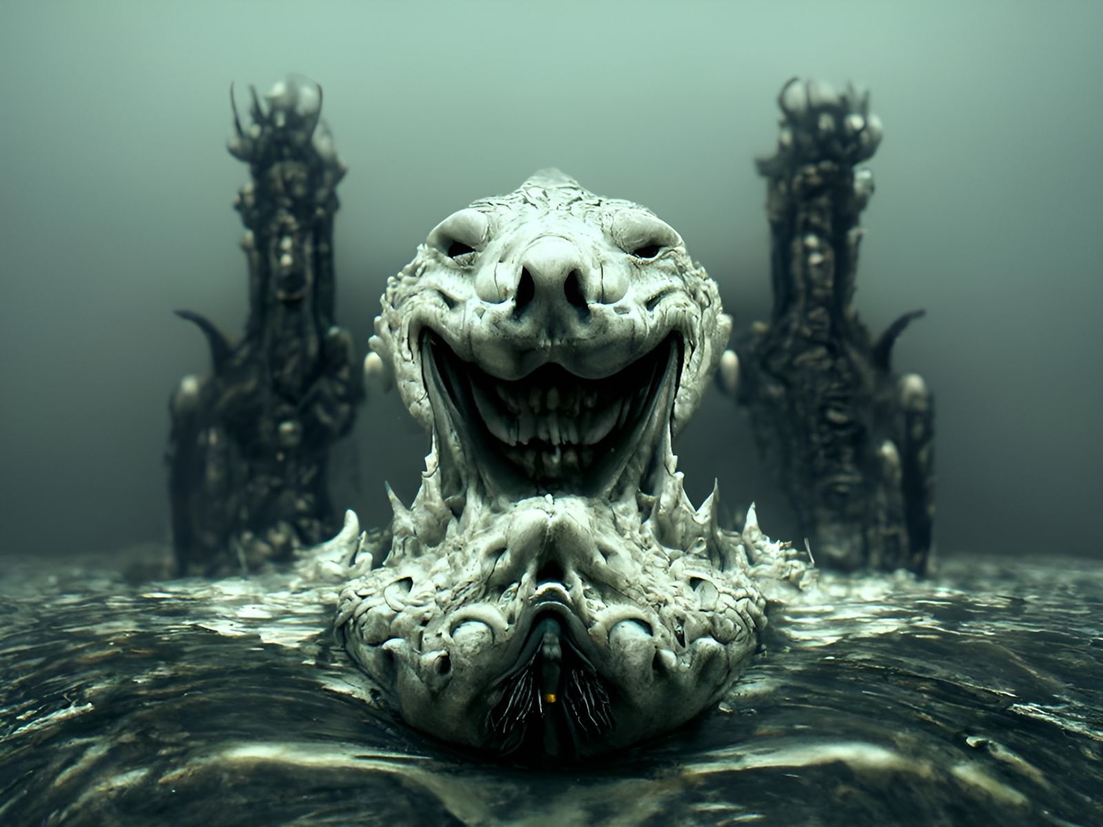 Creepy Dragon Smile: Eldritch Horror in Unreal Engine