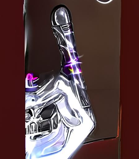 Retro Neon X-Ray in Synthwave Style