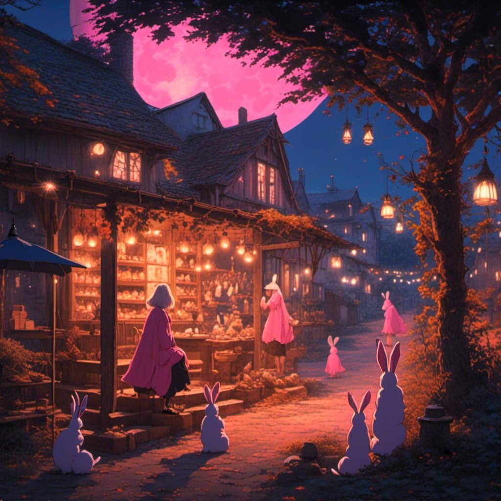 Evening of the bunnies