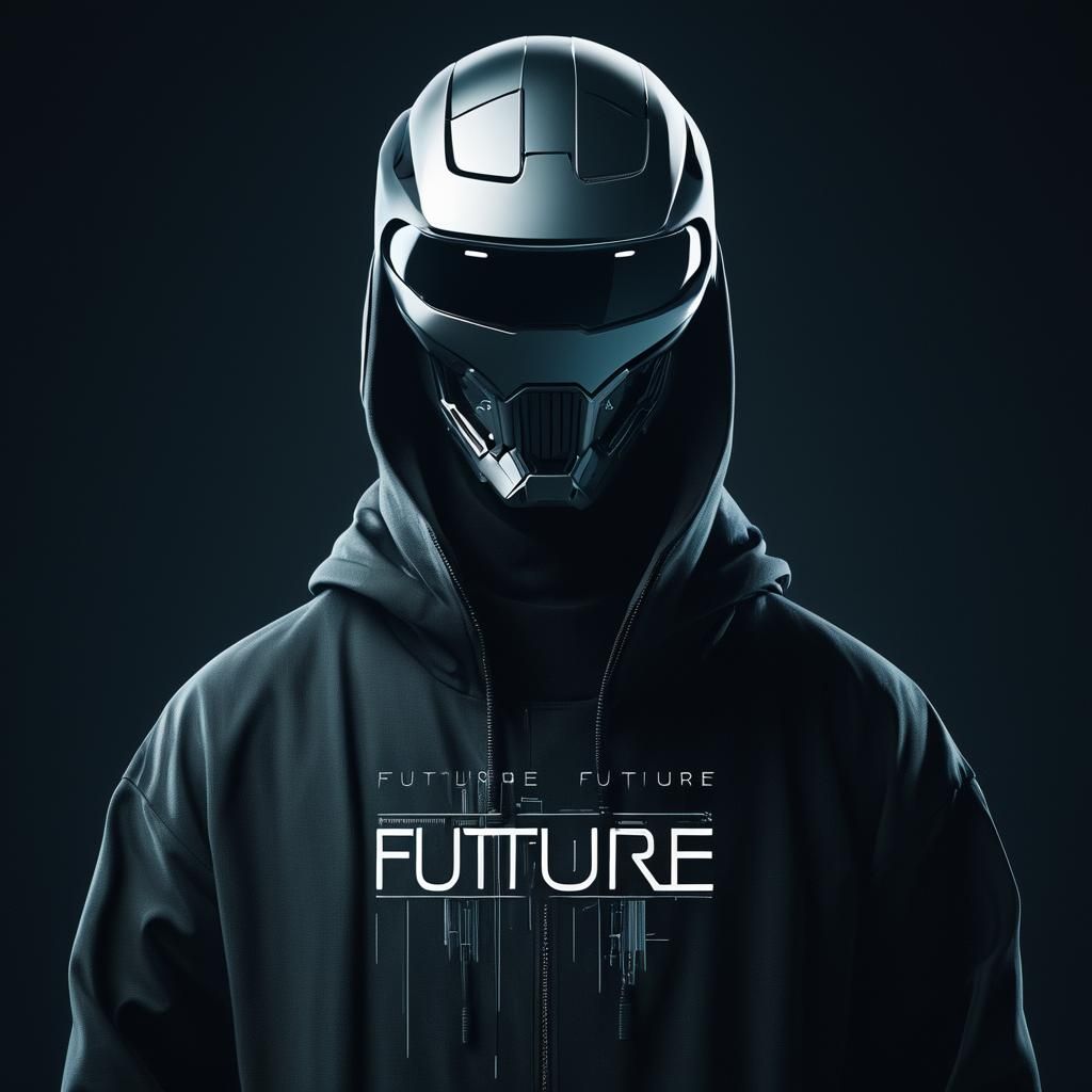 Anonymous Figure in a Futuristic Landscape