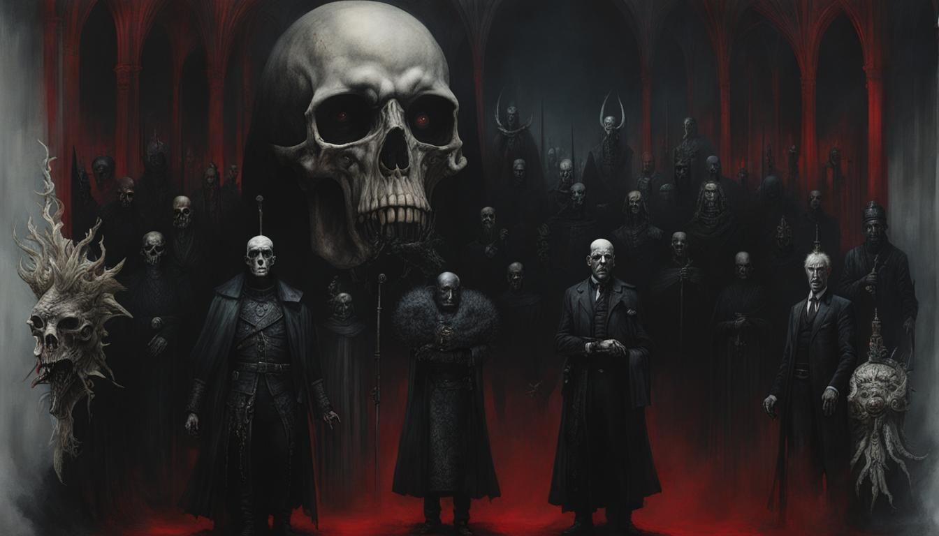 Disturbing Legion Horror Masterpiece in Gothic Style