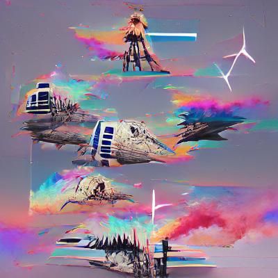 Minimalist Star Wars Logo on Dark Background