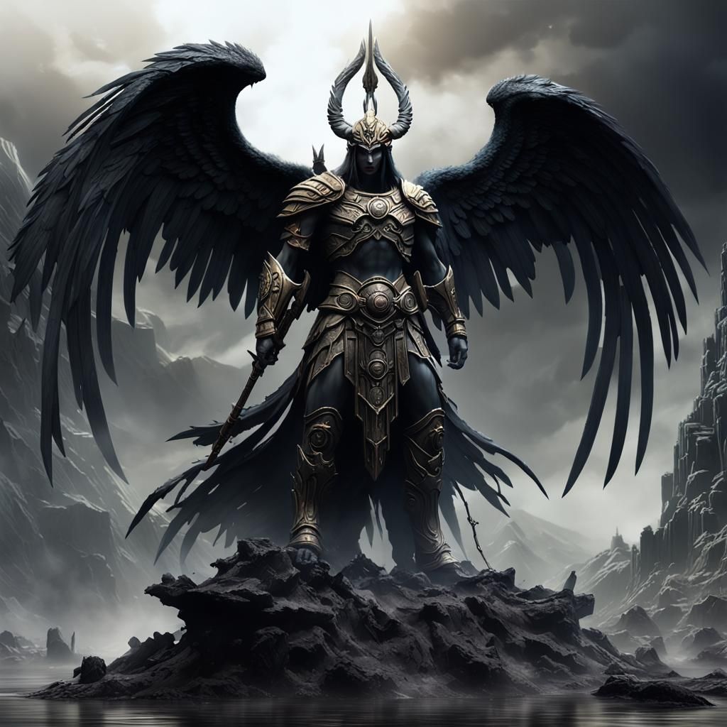 Greek Mythos Titanomachy Goddess Athena Destroyer Ascends Am...