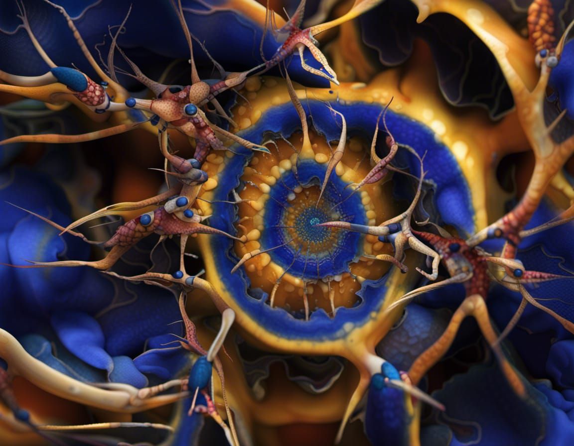 Quantum Zentangle with Eucalyptus and Jacaranda