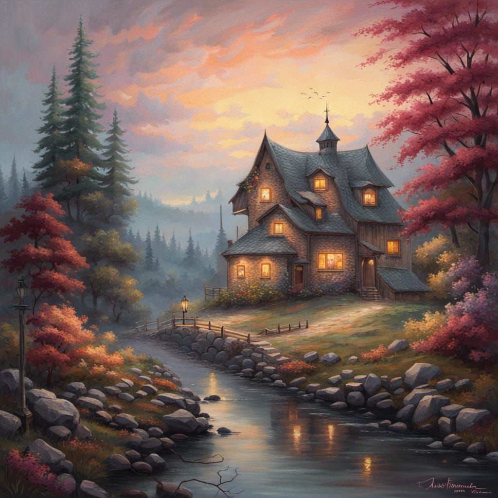 Harmonious Blend of Digital Art Styles