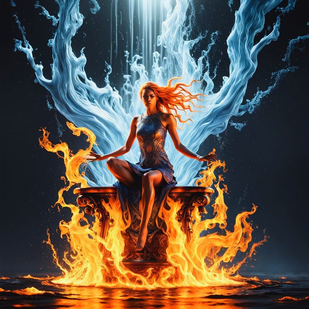 The Goddess of water and fire