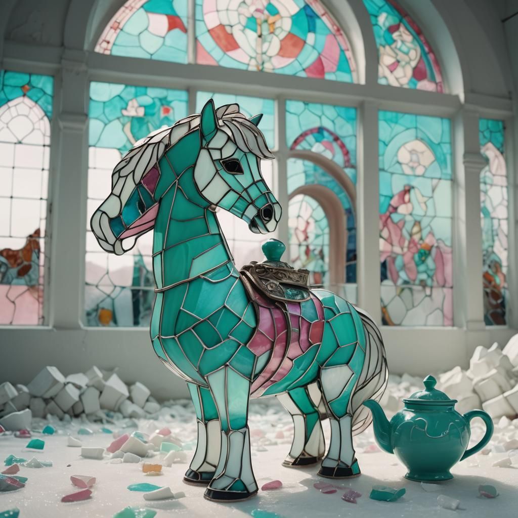 Stained Glass Pony in White Wasteland, Film Aesthetic