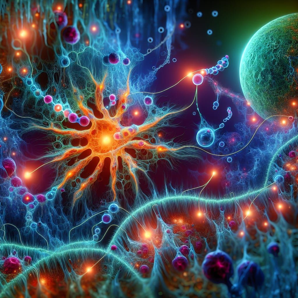 Endoplasmic Reticulum with Activated PERK Signaling