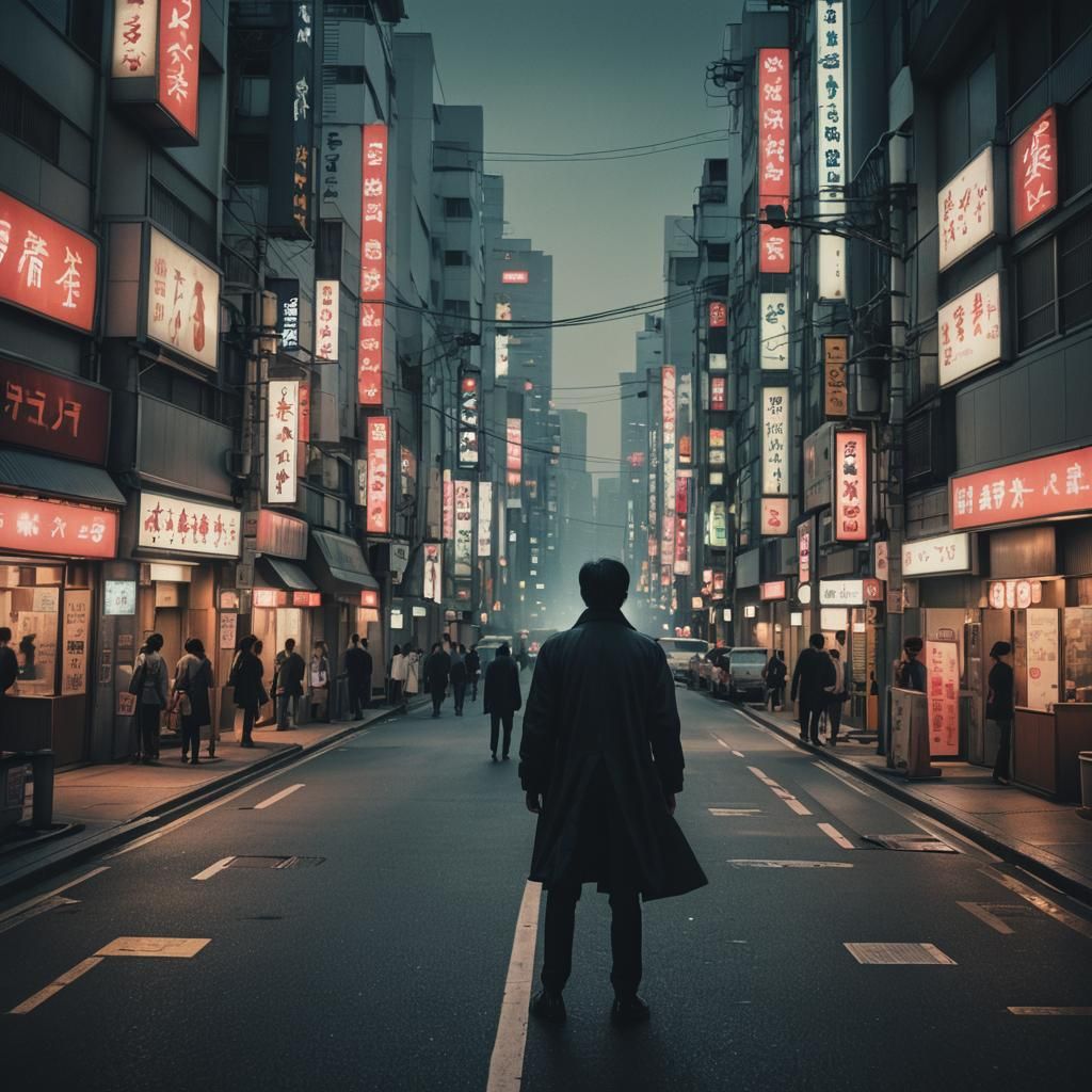 Vampire in Tokyo: Cinematic Film Still