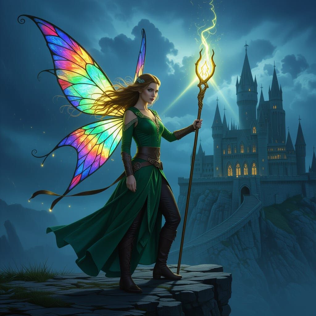 Airbrushed oil, Fairy