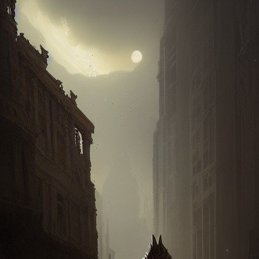 Sinister Wildebeest Roams the Wild