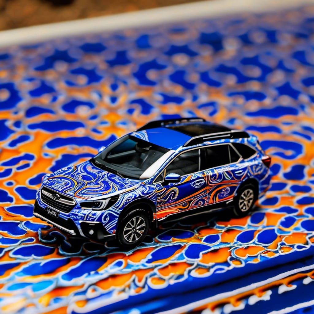 Custom Paint Design on 2021 Subaru Outback
