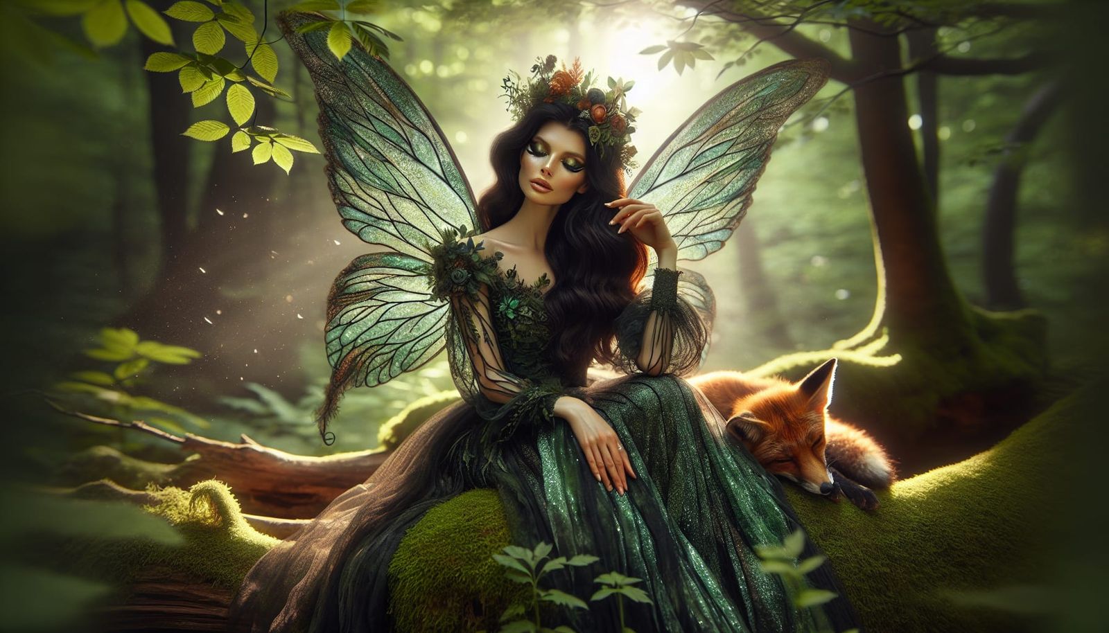Woodland Fairy Queen in Ethereal Glow