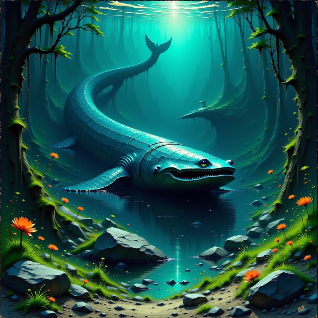 Abaia Eel in a Fijian Lake, Cinematic Realism