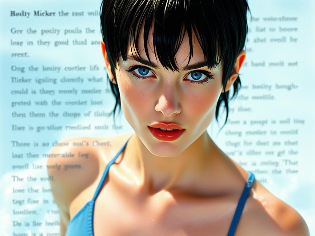 Luminous Portrait in Soft Focus Film Style