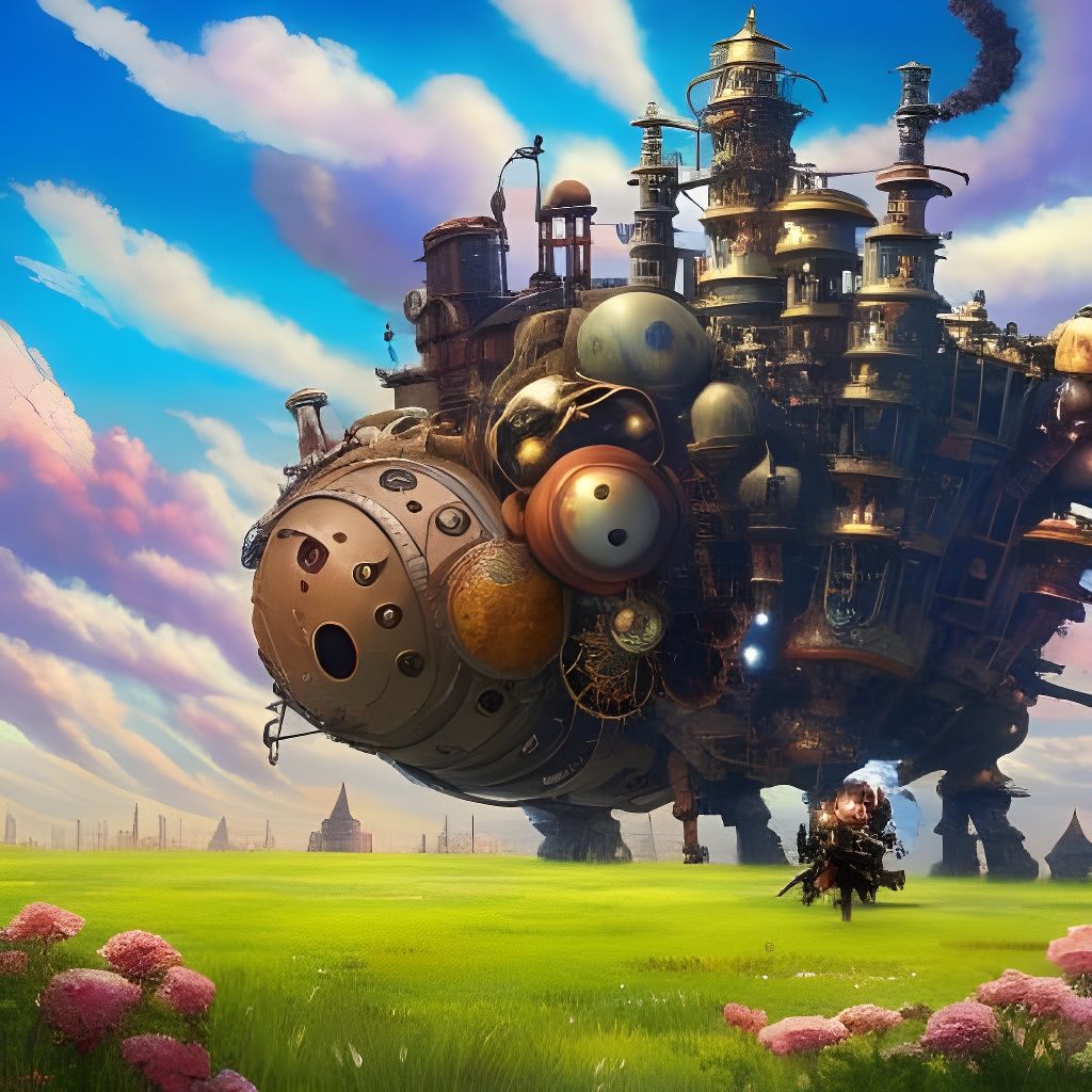 Steampunk Howl's Moving Castle
