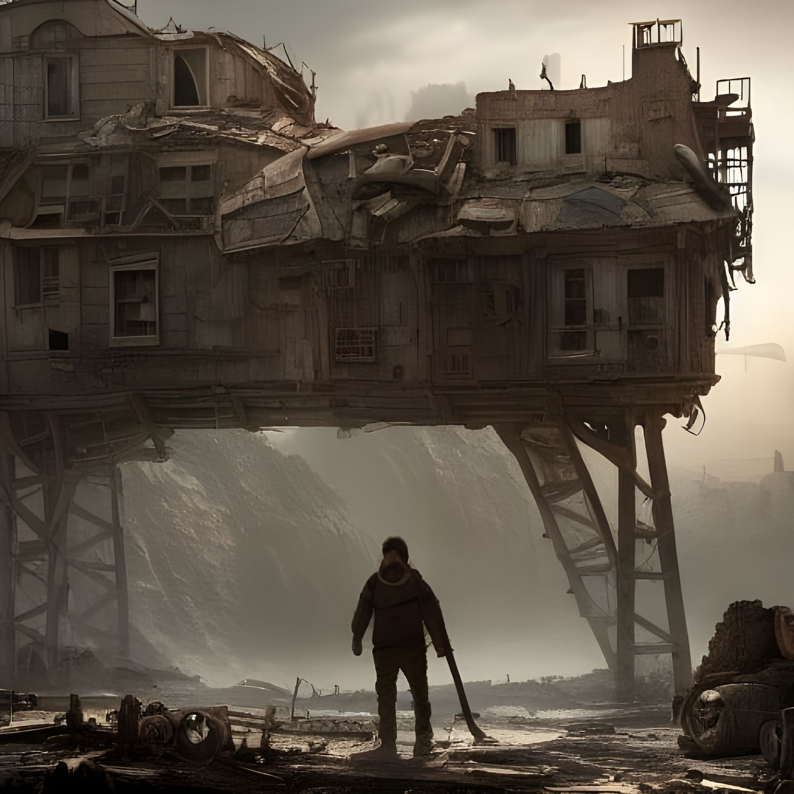 Post-Apocalyptic Survival: Derelict Settlement