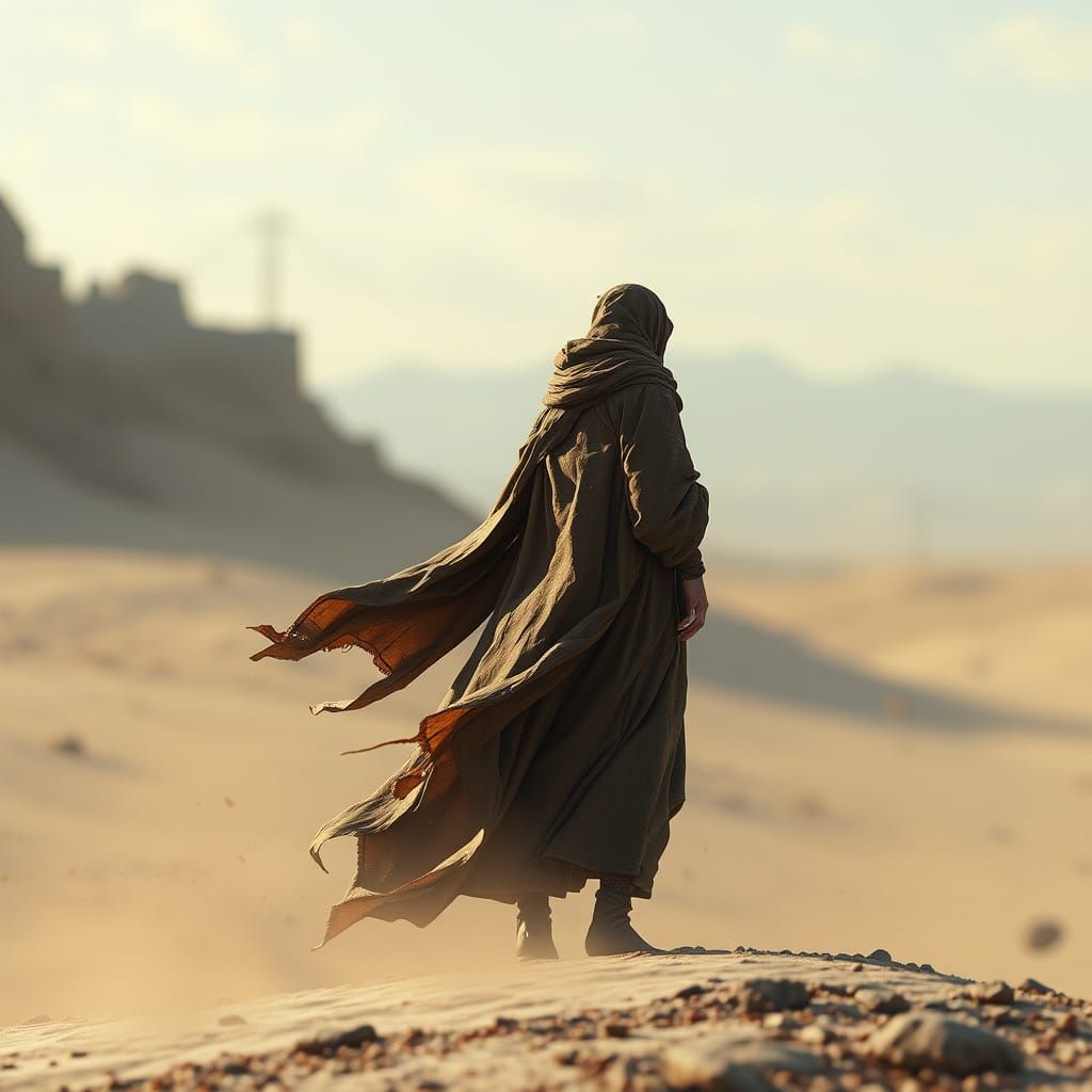 Ethereal Existence in a Deserted Land