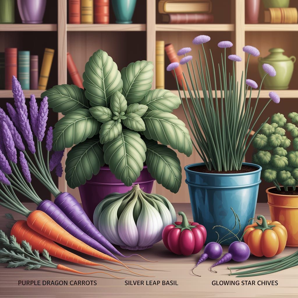 Vibrant Botanicals in Whimsical Illustration Style