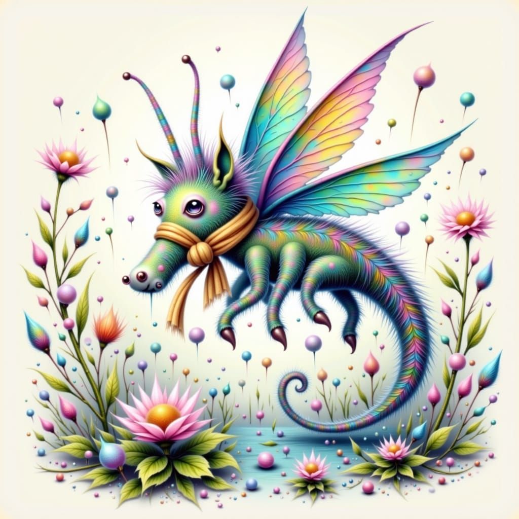 Mr. Tiny Hooves Bounces in Sunny Meadow